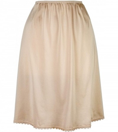 Slips Classic Short and Long Half Slip Skirt for Ladies and Girls - Slight Flair - Anti Static - Ranges 14" Till 34" Lengths ...