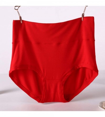 Panties 4Pcs/Lot Underwear Women High Waist Panties Plus Size L-7Xl Lingerie Comfortable Viscose Briefs Interior - 1 - CP18SO...