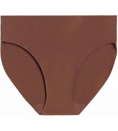Panties Womens Seamless Microfiber Snug-Fit Panties - Natural - 502i - Brown Mocha - CW190OMRH66 $50.74