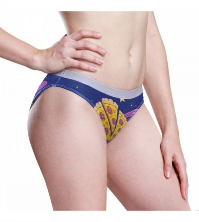Panties Women's Underwear Colorado State Map Bikini Panties - Cartoon Pizza Planet - CH18X6RKO80 $19.97