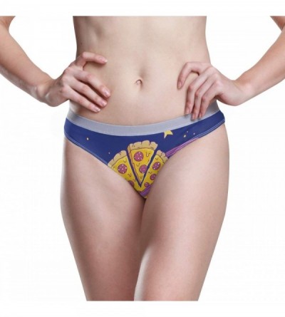 Panties Women's Underwear Colorado State Map Bikini Panties - Cartoon Pizza Planet - CH18X6RKO80 $19.97