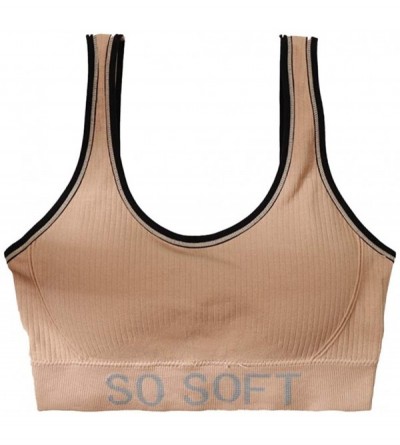 Camisoles & Tanks Women's Sports Bra Yoga Camisole Crop Top Adjustable Chest Pad Wearing Sports Underwear Workout Tops Vest -...