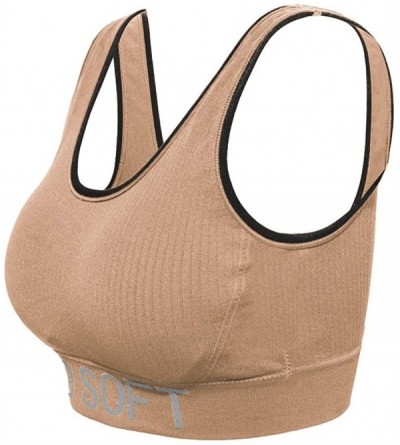 Camisoles & Tanks Women's Sports Bra Yoga Camisole Crop Top Adjustable Chest Pad Wearing Sports Underwear Workout Tops Vest -...