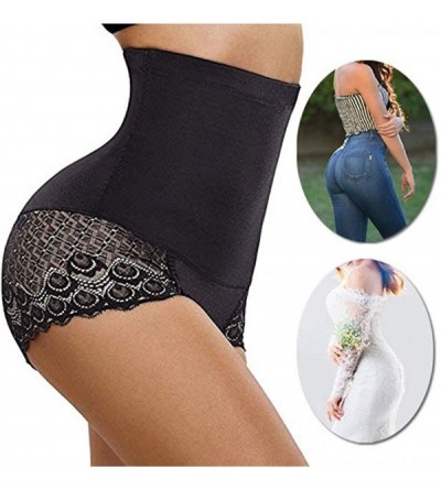 Shapewear Women Body Shaper Tummy Control Panties Seamless- High Waisted Shapewear Briefs Butt Lifter Slimming Corset - 1 Bla...