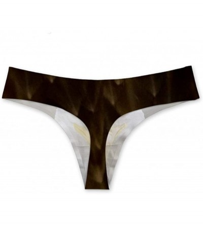 Panties Cute 3D Animal Printed Sexy Seamless G Thong Panties for Women - Eagle-1 - C618L8INKTL $10.50