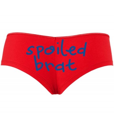 Panties Spoiled Brat DDLG Sexy Boyshort Panties for Little Sub - Royal Blue - CR18SEHEOCD $13.23