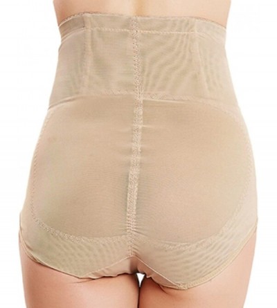 Shapewear Women's High Waisted Tummy Control Body Shaper Seamless Butt Lifter Panties with Adjustable Buckle - Skin-color - C...