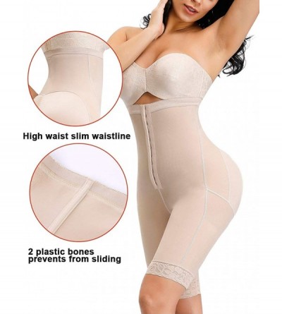 Shapewear Body Shaper for Women Tummy Control High Waisted Butt Lifter Shapewear - Beige 02 - CQ195XST33E $14.84
