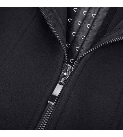 Shapewear Women Waist Trainer Corset Zipper Vest Body Shaper Cincher Tank Top with Adjustable Straps - Pink - CD18WKIQXKH $12.87