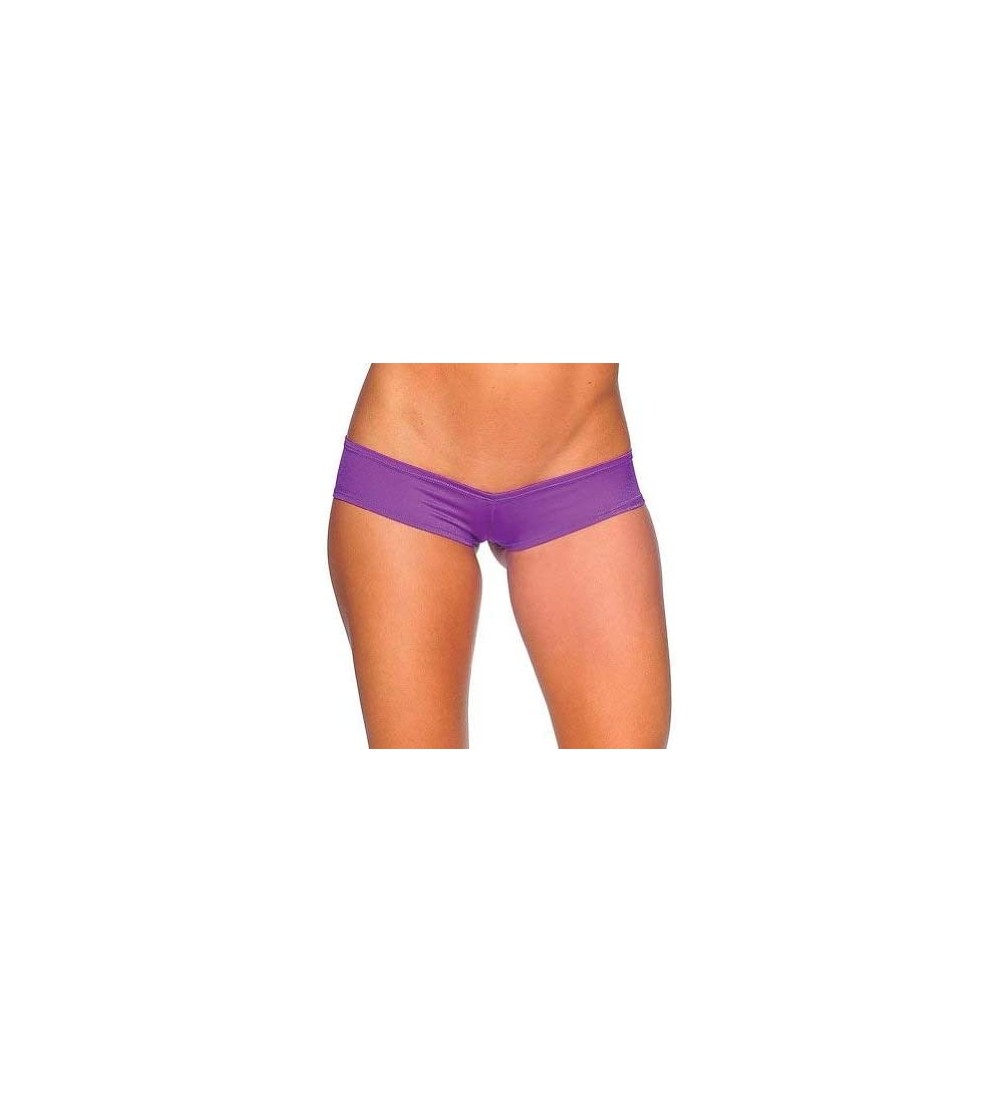 Panties Women's Super Micro Panty - Purple - CG11DFHVJJ3 $19.32