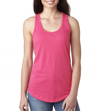 Camisoles & Tanks Dorothy in The Streets Womens Racerback Tank Top - Hot Pink - C0188572UA9 $14.33