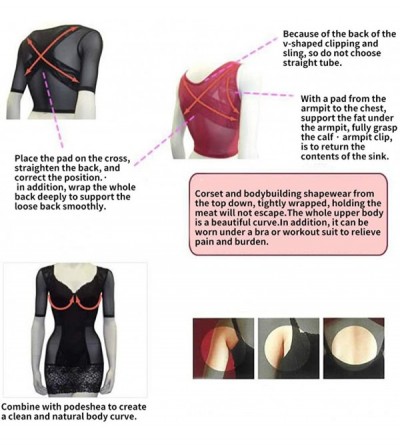 Shapewear Women Upper Arm Shaper Arm Sleeves Post Surgical Compression Sleeves Slimmer Tops Posture Corrector Vest Shapewear ...
