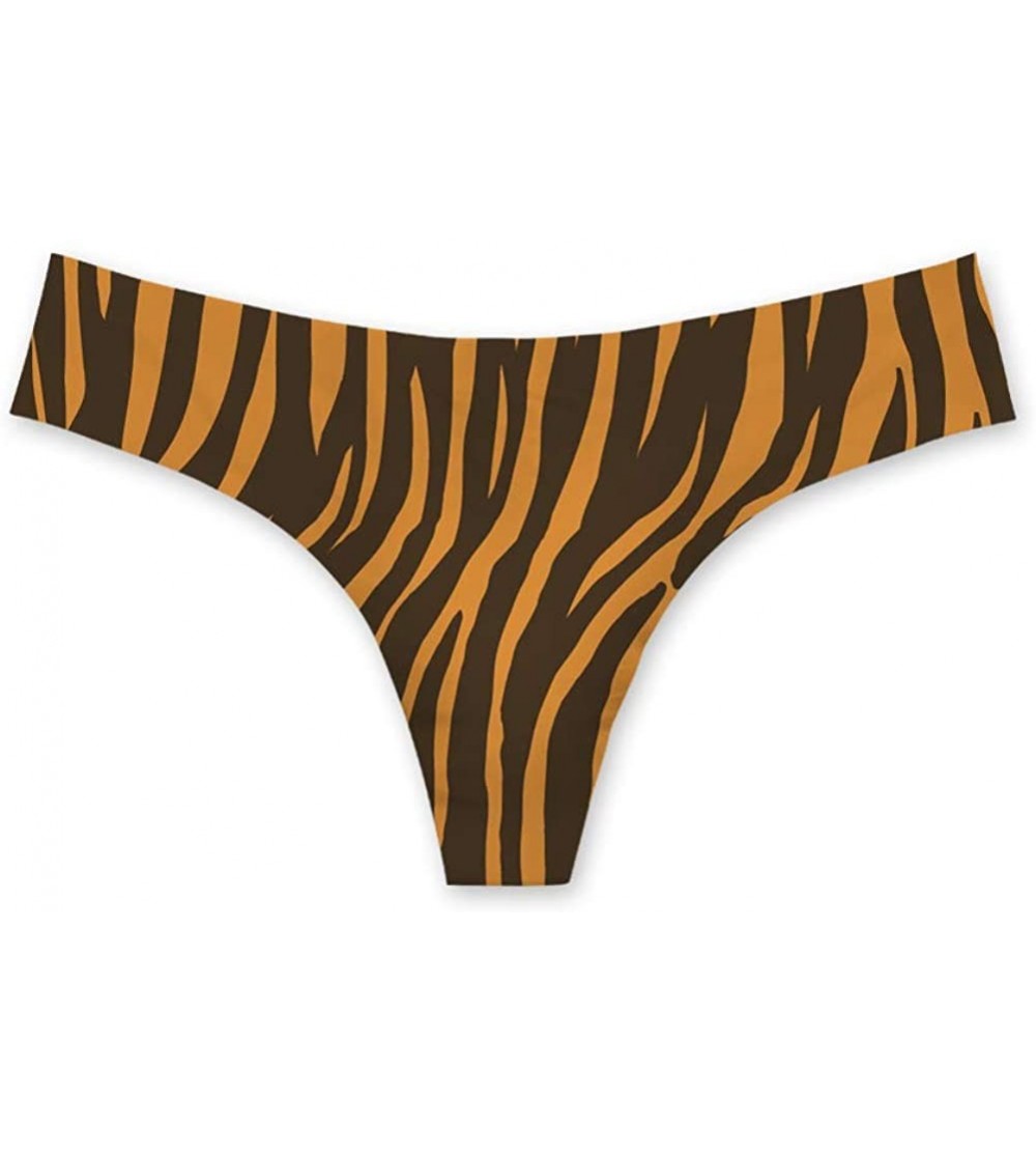 Panties Womens Sexy T-Thong Underwear Panties No Show Line Mid Cut Underwear - Leopard-3 - C518L8G8NQ5 $13.25