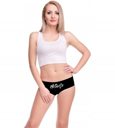 Panties Fun Womens Funny Underwear - Sexy Panties Bachelorette Gift XS-XXL - Hotwife - C4190GN3A7I $12.79