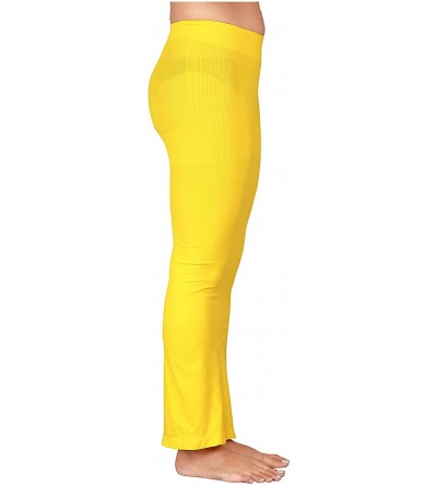 Shapewear Women Microfiber Seamless Saree & Gown Shapewear - Yellow - CT1944WOHZM $32.56