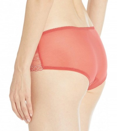 Panties Women's Superboost Lace Short - Cinnamon - C118U7TKGWU $27.02