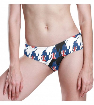Panties Women Funny Briefs Neon Splatter Soft Invisible Seamless Underwear Panties - New Zealand Flag Kiwi - C718AD46N7Y $14.28