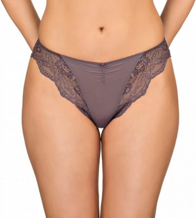 Panties Woman Panty- Thong- Carolina- Wet Asphalt - CS18OMLOGGI $13.51