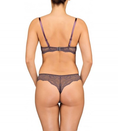 Panties Woman Panty- Thong- Carolina- Wet Asphalt - CS18OMLOGGI $13.51