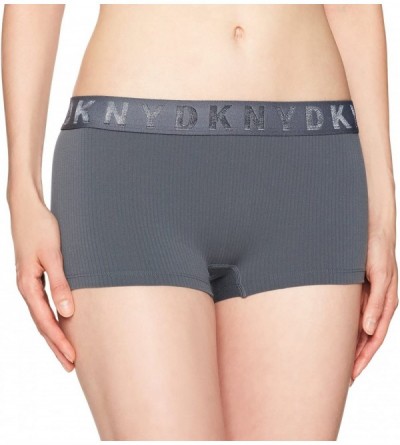 Panties Women's Seamless Litewear Rib Hipster - Graphite - CT17YG30LKY $21.91