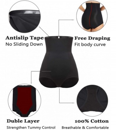 Shapewear Women Body Shaper high Waist Butt Lifter Tummy Control Body Shaper Panties for Women Slimming Waist Trainer - Black...