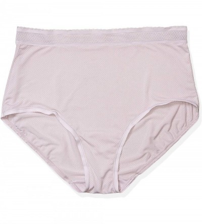 Panties Women's No Pinching. No Problems Breathe Freely Brief Panty - Iris - CJ18ZYMC64N $26.10