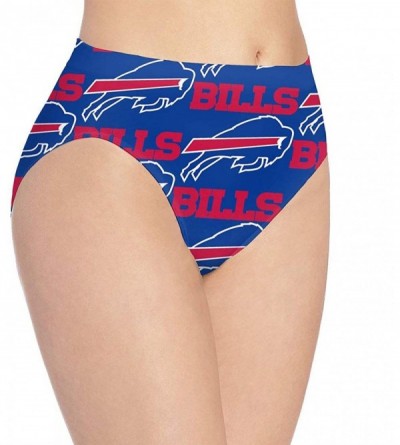 Panties Seattle Seahawks Women's Underwear Sexy Polyester Underwear Panties Soft Triangle - Buffalo Bills - CT199XQ2EXZ $26.90