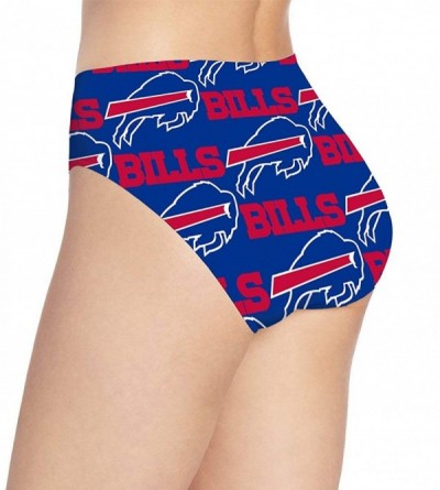 Panties Seattle Seahawks Women's Underwear Sexy Polyester Underwear Panties Soft Triangle - Buffalo Bills - CT199XQ2EXZ $26.90