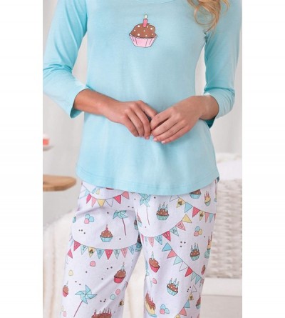 Sets Pajamas for Women - Ladies Pajamas Sets - Happy Birthday - CU11XFWGSJT $56.23