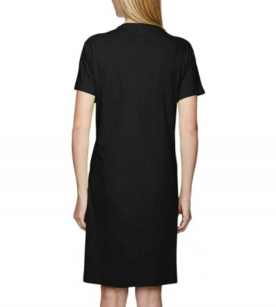 Nightgowns & Sleepshirts Love Transgender Heart - LGBTQ Pride Women's Nightshirt - Black - CF18RHY0NNO $20.60