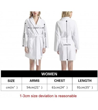 Robes Womens Bathrobe Short Long Sleeve Sleepwears Lounge Robes for Bridesmaid and Bride Knee-Length Pajama - Skull - C5197RR...