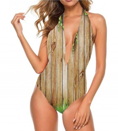 Robes Triangle Bikini Sets Wooden Bridge to Sea Comfortable and Sexy - Multi 17 - CH19D3D0ZSG $39.45