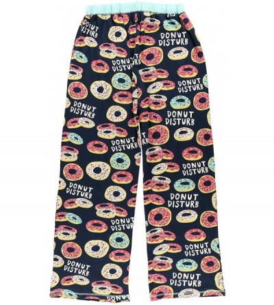 Sets Fitted Pajamas for Women- Cute Pajama Pants and Top Set- Separates - Donut Disturb Pajama Pants - C912LG0ZR93 $19.19