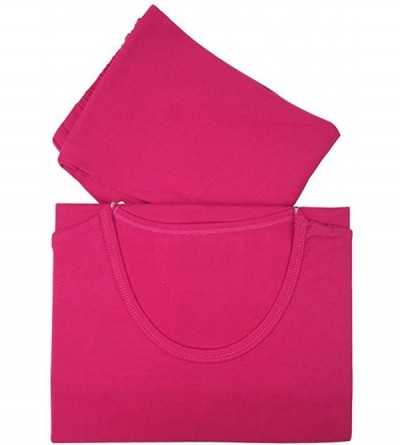 Thermal Underwear Thermal Sets Women Long Sleeve Soft Cotton Tops Leggings Pants - Rosy - C918ZC4NI7O $22.85