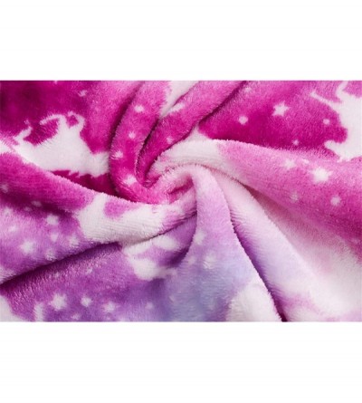 Robes Girls' Unicorn Bathrobes- with Eye Mask - 1 Unicorn Purple - CV19E0G30RX $22.71