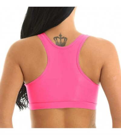 Thermal Underwear Women Solid Color Comfort Shaping Bra Extra-Elastic Breathable Ultra-Thin Perspective Bra Vest Top - Pink -...