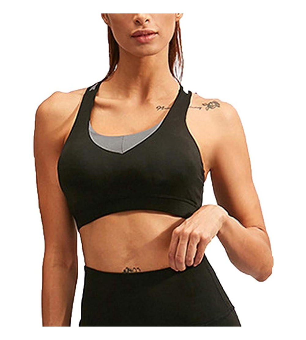 Bustiers & Corsets Women's Cross Yoga Sling Sports Bra Shockproof Quick Dry Vest Stretch Hollow Beauty Back Underwear Tops - ...