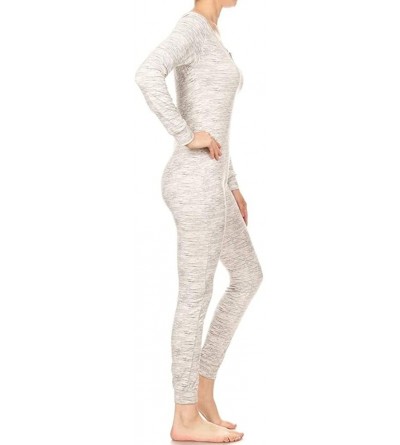 Sets Womens Pajamas Winter Fleece Lined Holiday Onesie Jumpsuits & 2-Piece PJs Sets Cute Christmas Prints Thermal - Buttonedu...
