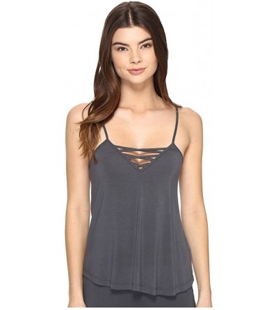 Tops Women's Tied Up Cami Tank Top- Large - CK12HY7H68R $24.65