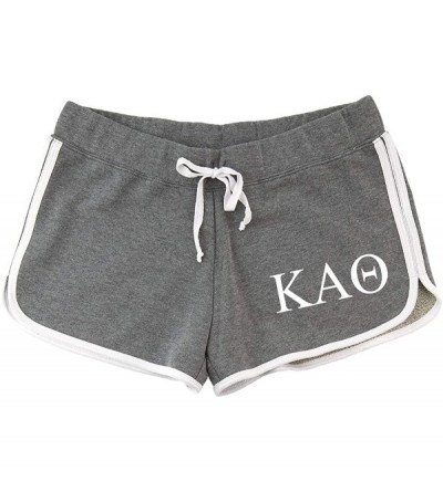 Bottoms Kappa Alpha Theta Relay Shorts - Granite - C018TI48A34 $63.47