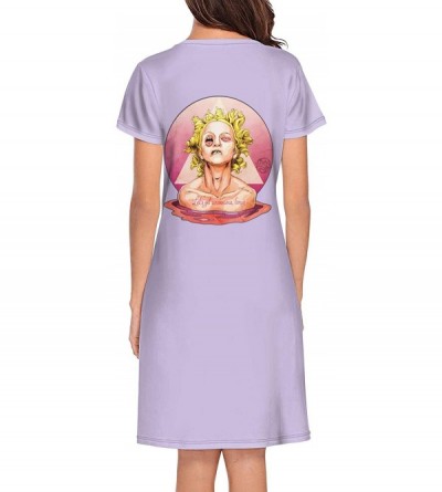 Nightgowns & Sleepshirts Fuckin-Love-Madonna- Soft Nightgowns Long Nightdress Sleepshirts Pajamas for Women Girls - White-273...