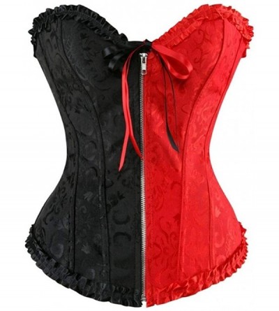 Bustiers & Corsets Corset Ladies' Sexy Bodice Lingerie Comfortable and Soft Tight-Fitting Tight-Fitting Belt a (BlackRed Size...