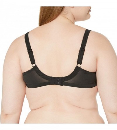 Bras Women's Plus Size Bridget Full Coverage Underwire Bra - Black - CO18CGQYY6L $40.43