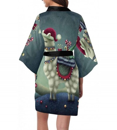 Robes Custom Cute Summer Theme Cacti Women Kimono Robes Beach Cover Up for Parties Wedding (XS-2XL) - Multi 3 - CT194WZO4MI $...