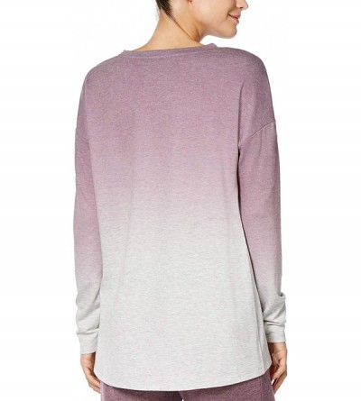 Tops Dip-Dyed Pajama Top- Small Purple - CG18ZG8M80O $20.40