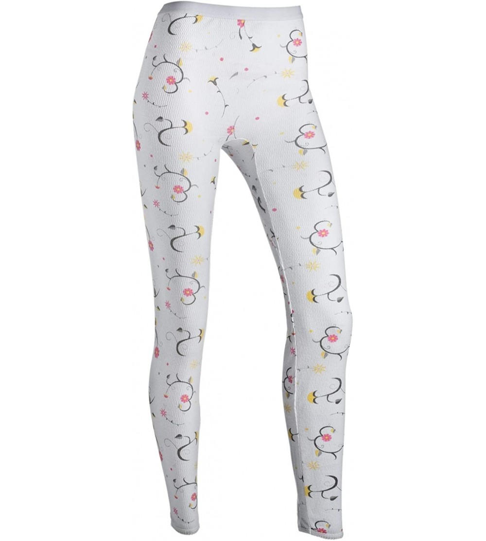 Thermal Underwear 100% Cotton Thermal Pants- Floral- X-Large - CZ125ZVAIQZ $17.52
