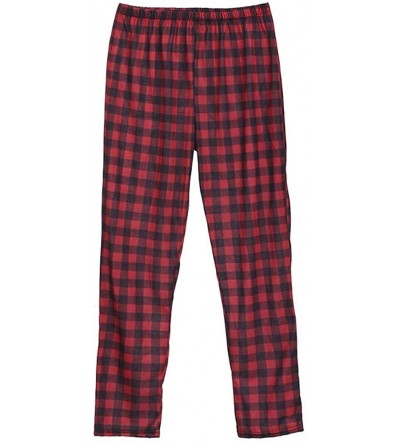 Sets Family Matching 2 PCS Cotton Plaid Pajamas Sets for Family- Couples-Vacation Sleepwear - Men - CX18R5K9QO2 $21.32
