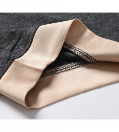 Sets Women's Sleepwear Tops with Capri Pants Pajama Sets - Dark Gray - CD188SAMQRO $36.52