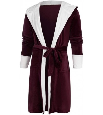 Robes Women's Sherpa Lined Long Robe - Luxury Full Length Warm Plush Fleece Bathrobe Kimono Lingerie Soft Christmas Nightwear...