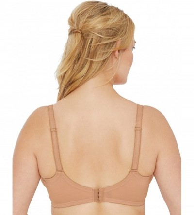 Bras Women's Plus-Size Full Figure Sexy Stretch Lace Wonderwire Bra 9850 Bra - Nude - CS18CXQGANR $24.68